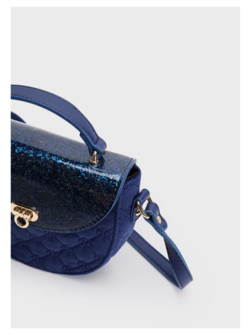 Handtas met glitter donkerblauw - Mayoral