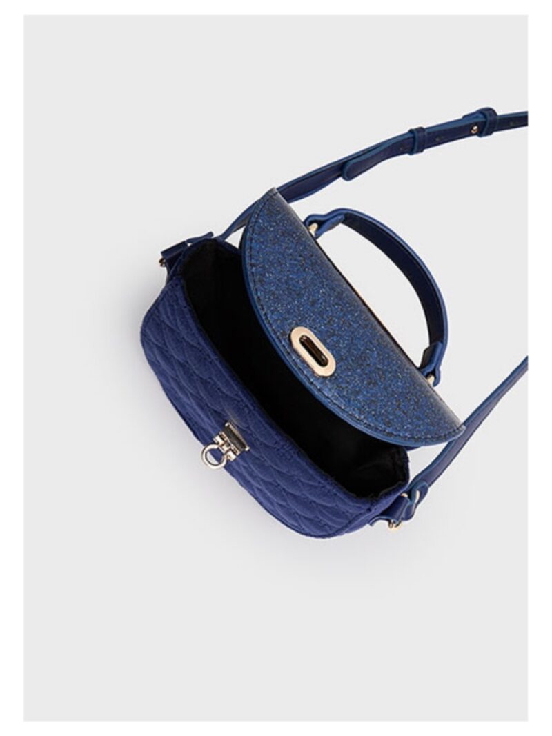 Handtas met glitter donkerblauw - Mayoral