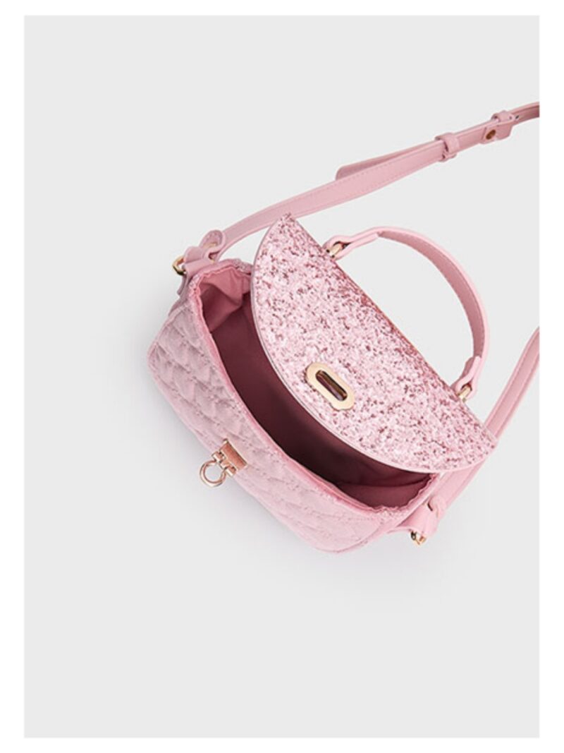 Handtas met glitter roze - Mayoral