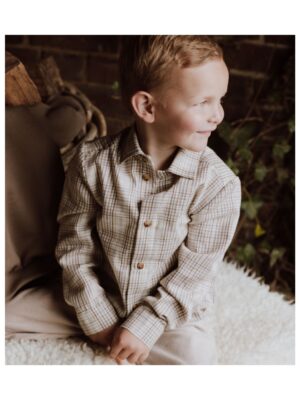 Hemd Otek beige geruit - GYMP