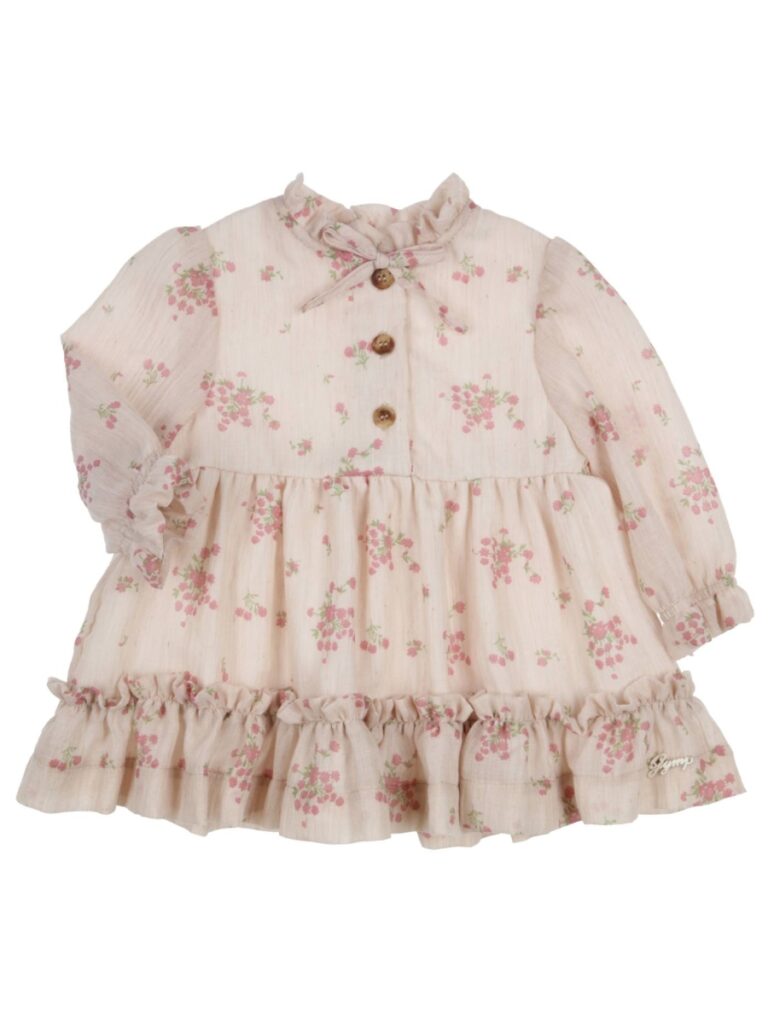 Jurk Otilie roze bloemen - GYMP 