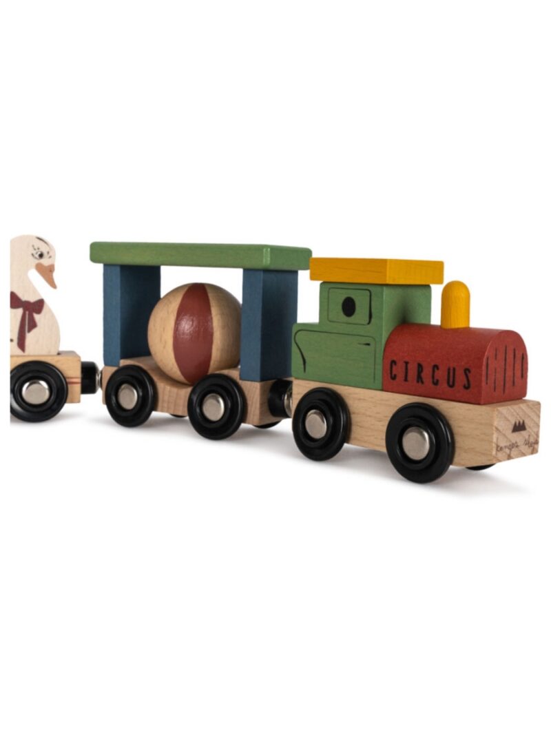 Houten dierentrein - Konges Sløjd