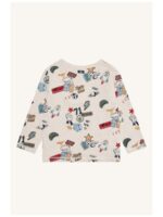 Longsleeve badges beige - HUST AND CLAIRE