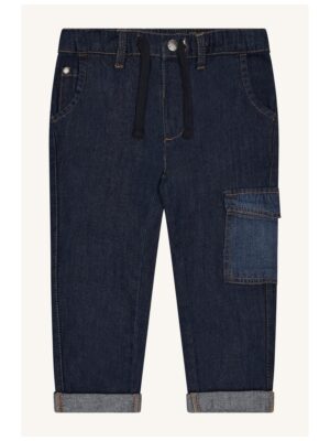 Soepele jeansbroek donkerblauw - HUST AND CLAIRE