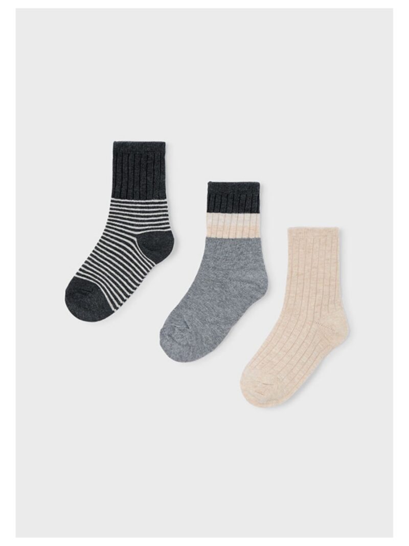 Set van 3 paar sokken beige/grijs - MAYORAL