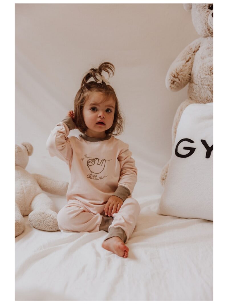 Pyjama Chillax zacht oudroze - GYMP