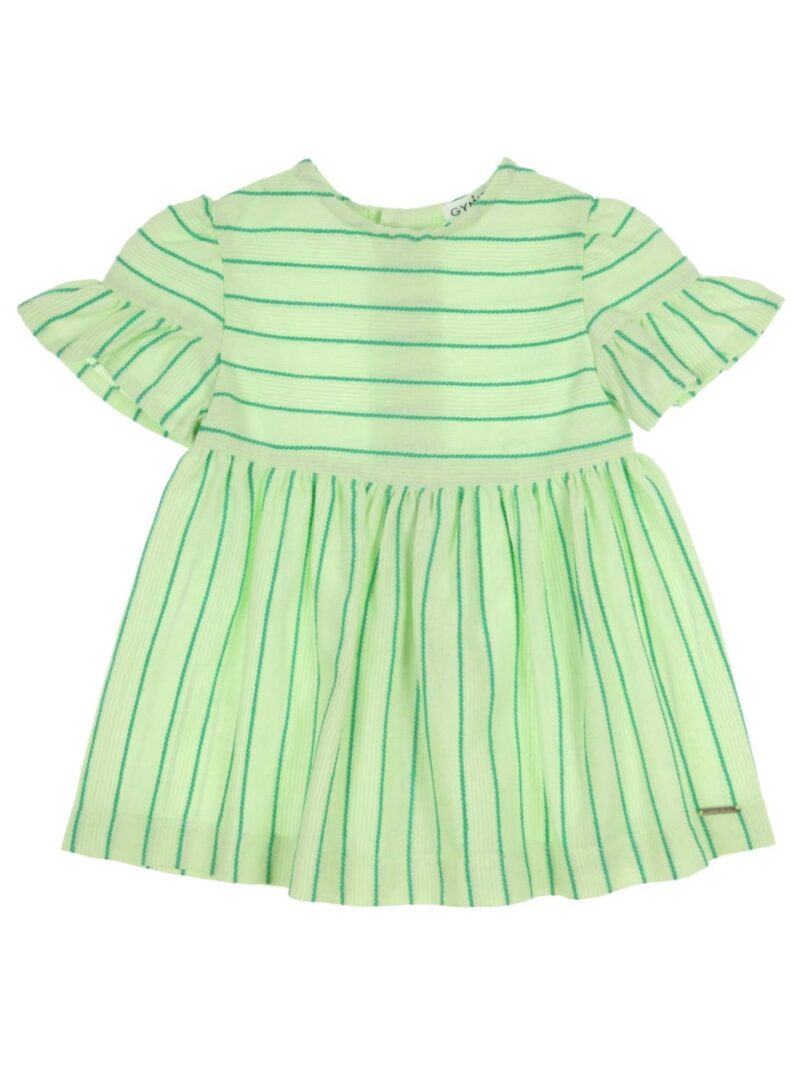 Jurk Tansy groen gestreept - GYMP