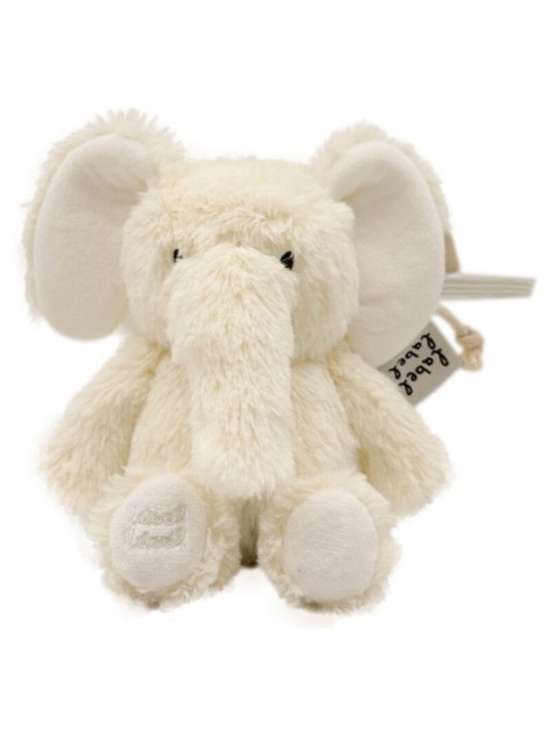 Knuffel Elly de olifant small ivoor - LABEL LABEL