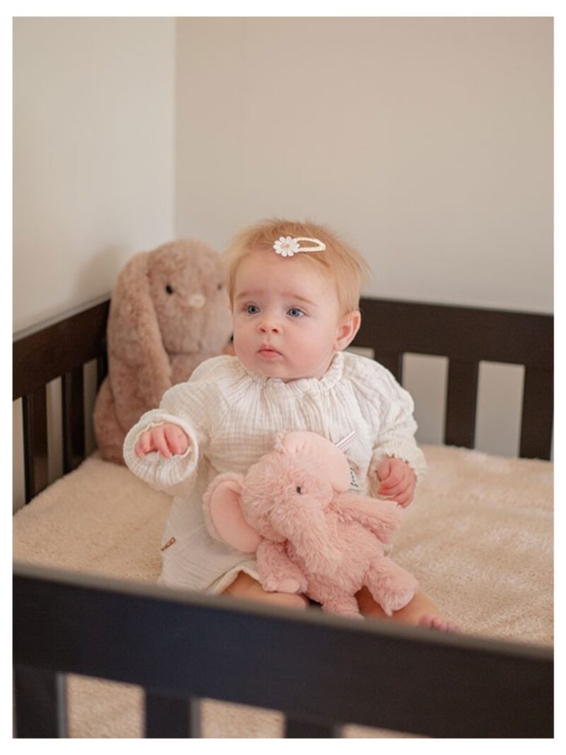 Knuffel Elly de olifant small roze - LABEL LABEL