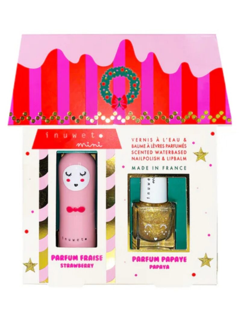 Set van nagellak + lippenbalsem - INUWET