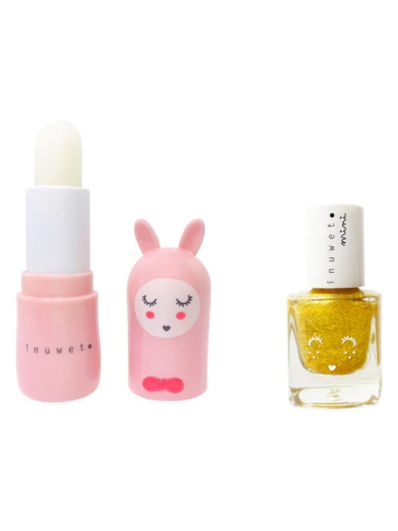 Set van nagellak + lippenbalsem - INUWET