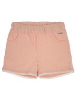 Short Gidi oranje gestreept met speels boordje - GYMP