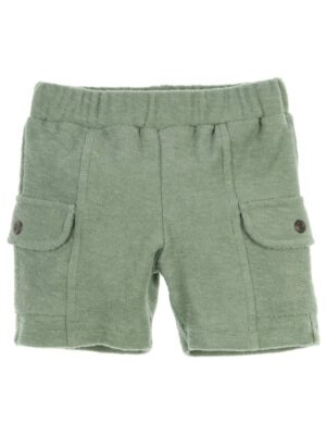 Short Sandro (badstof) met zakken groen - GYMP