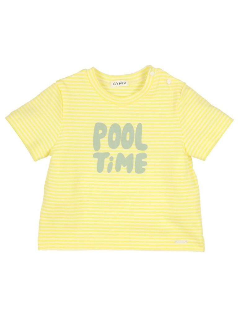 T-shirt Devon Pool Time geel - GYMP 