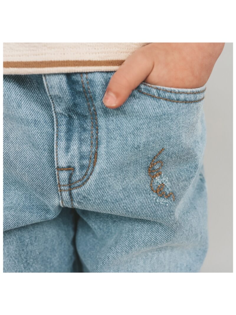 Denim | Tapered Embro Jeans - YOUR WISHES