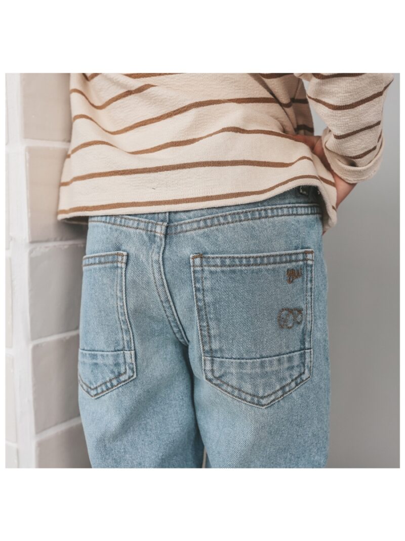 Denim | Tapered Embro Jeans - YOUR WISHES