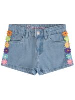 Jeansshort met bloemetjes - SOMEONE