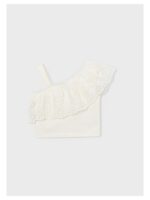 Asymmetrische top off-white - MAYORAL