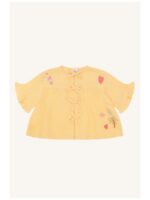 Blouse Roselyn Dobby geel - HUST AND CLAIRE