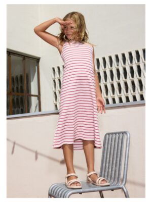 Jurk roze gestreept - PRE TEEN MAYORAL