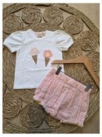 T-shirt Alma Ice cream off-white - HUST AND CLAIRE