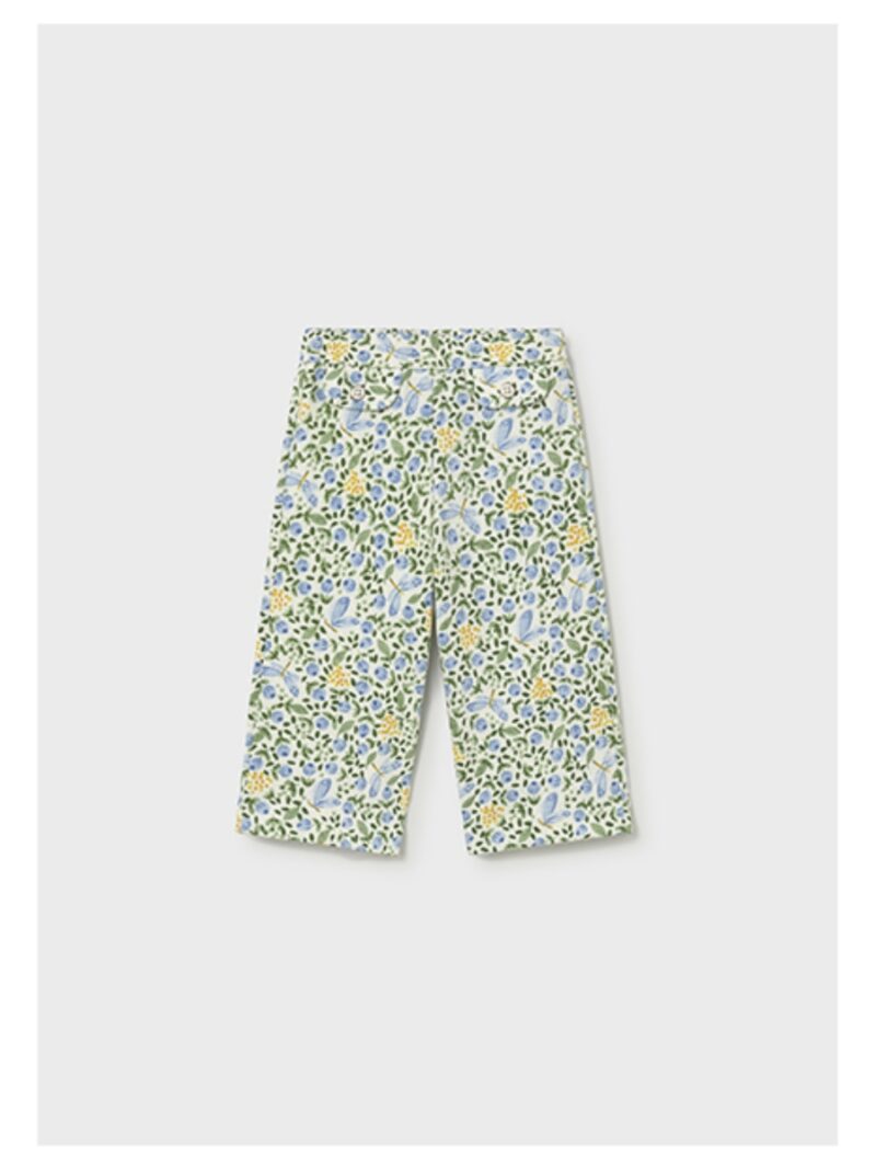 Broek met bloemenprint - MAYORAL