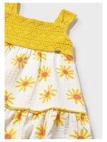 Jurk met gele bloemen - MAYORAL