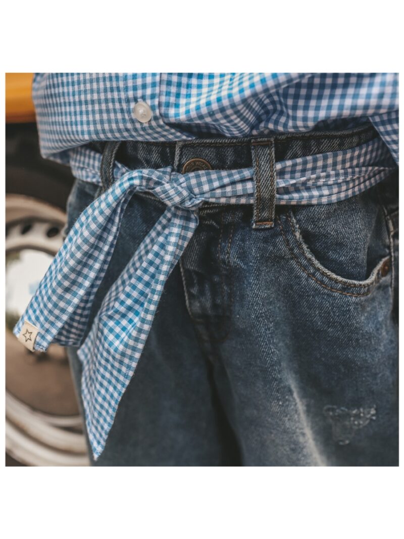 Medium Blue | Barrel Jeans - YOUR WISHES
