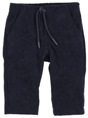 Broek Dafne fijne rib donkerblauw - GYMP