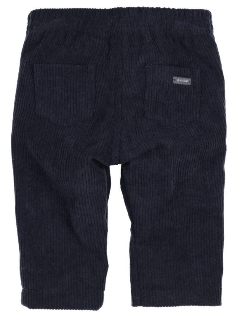 Broek Dafne fijne rib donkerblauw - GYMP