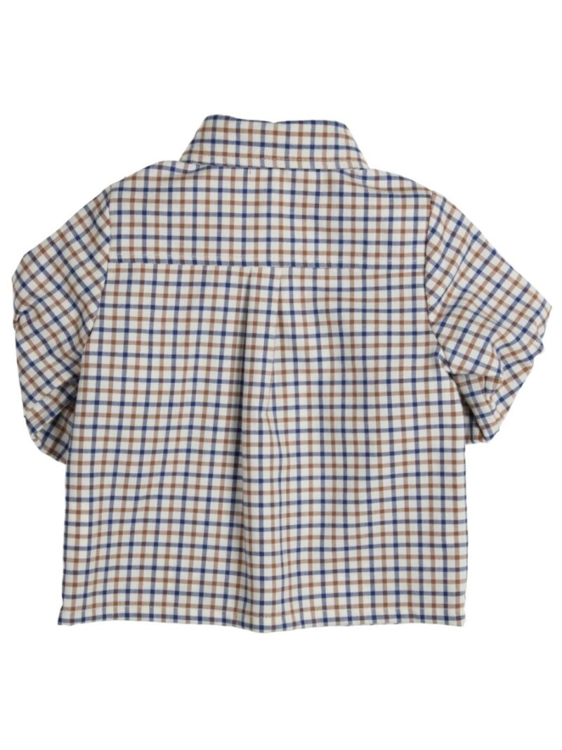 Hemd Igor blauw/beige geruit - GYMP