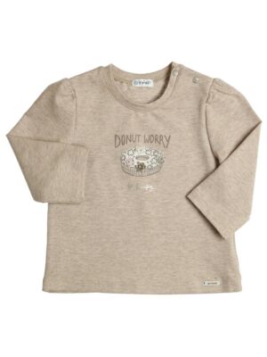 Longsleeve Aerochine 'donut worry' beige - GYMP
