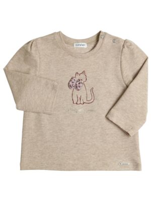 Longsleeve Aerochine 'purfectly loved' beige -GYMP
