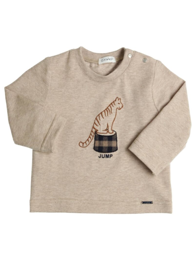 Longsleeve Aerochine tijger beige - GYMP