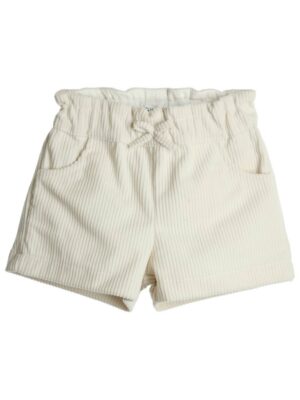 Short Dafne ribbed met strikje off-white - GYMP
