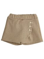 Skort Laurien met strikjes beige/goud - GYMP