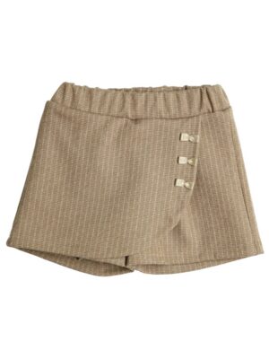 Skort Laurien met strikjes beige/goud - GYMP