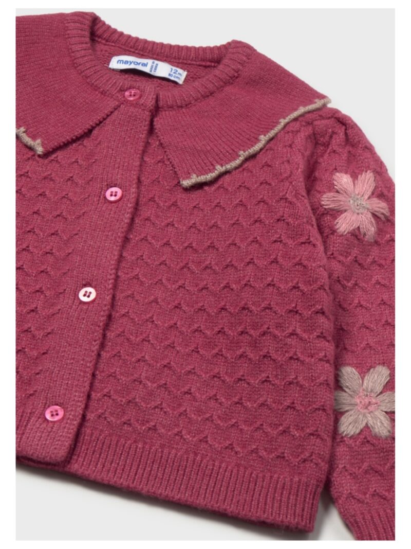 Cardigan met bloemen - MAYORAL