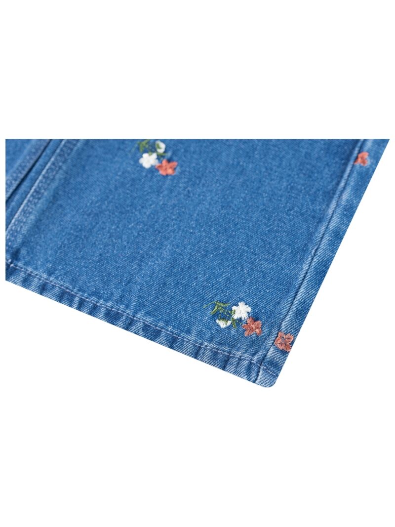 Jeansbroek met bloemetjes - SOMEONE