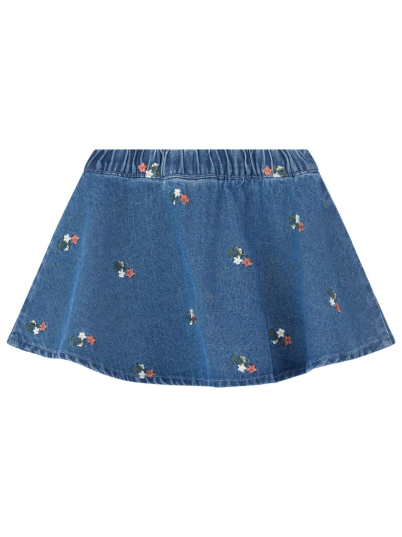 Jeansrok met bloemetjes - SOMEONE