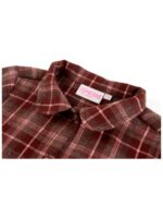 Jurk geruit bordeaux - SOMEONE