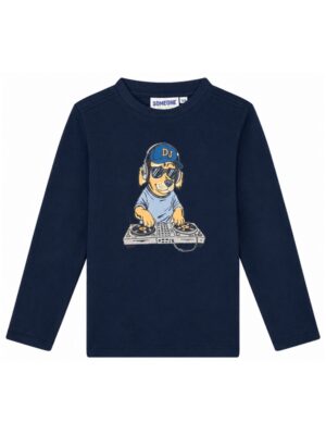 Longsleeve DJ hond blauw - SOMEONE