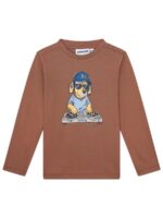 Longsleeve DJ hond bruin - SOMEONE