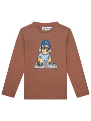 Longsleeve DJ hond bruin - SOMEONE