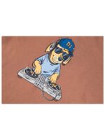 Longsleeve DJ hond bruin - SOMEONE