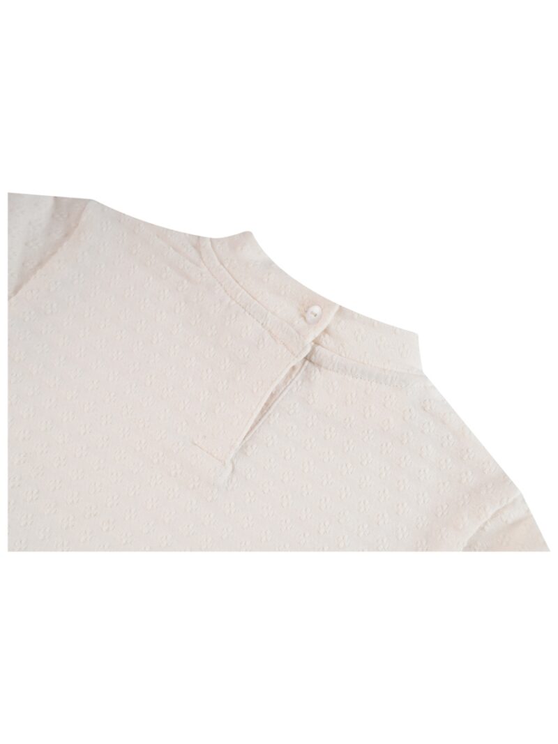Longsleeve met fijn geborduurd bloemetje ecru - SOMEONE