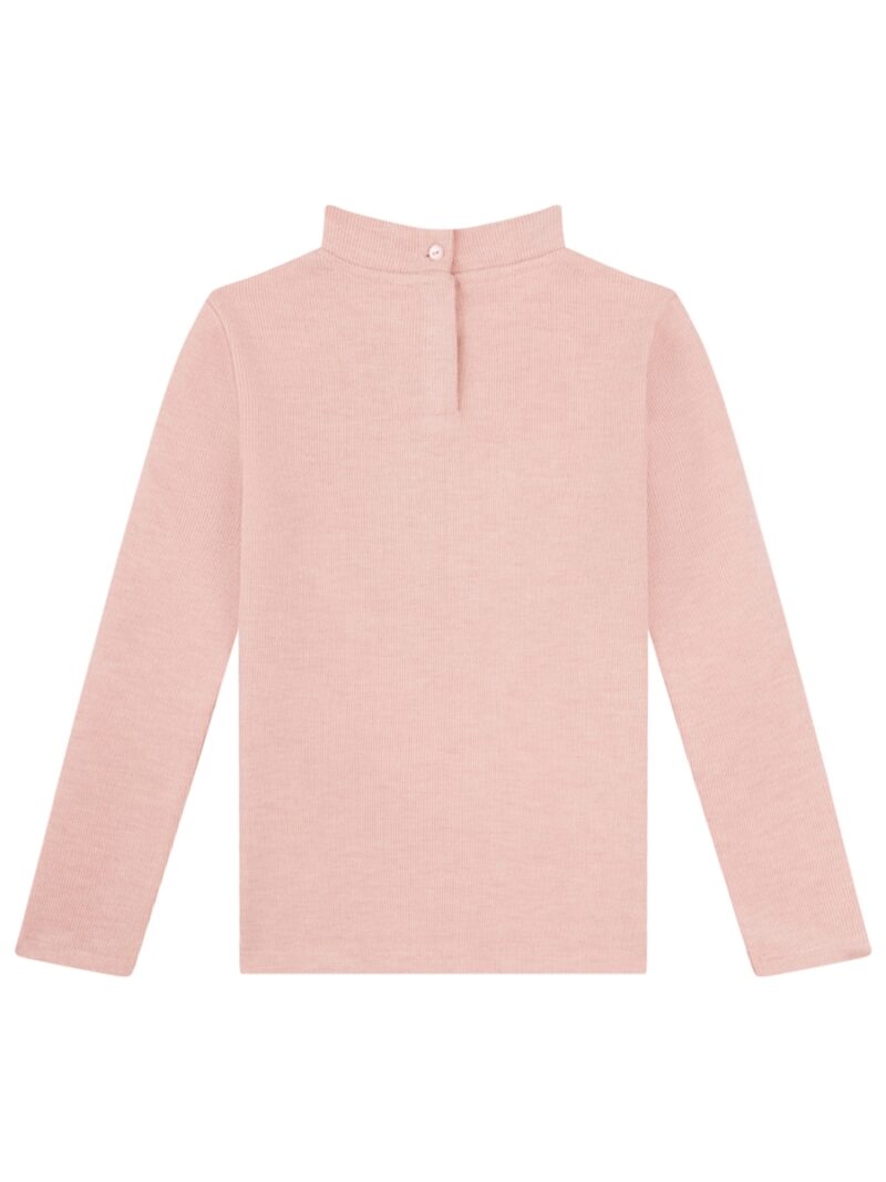 Longsleeve met kraagje oudroze - SOMEONE