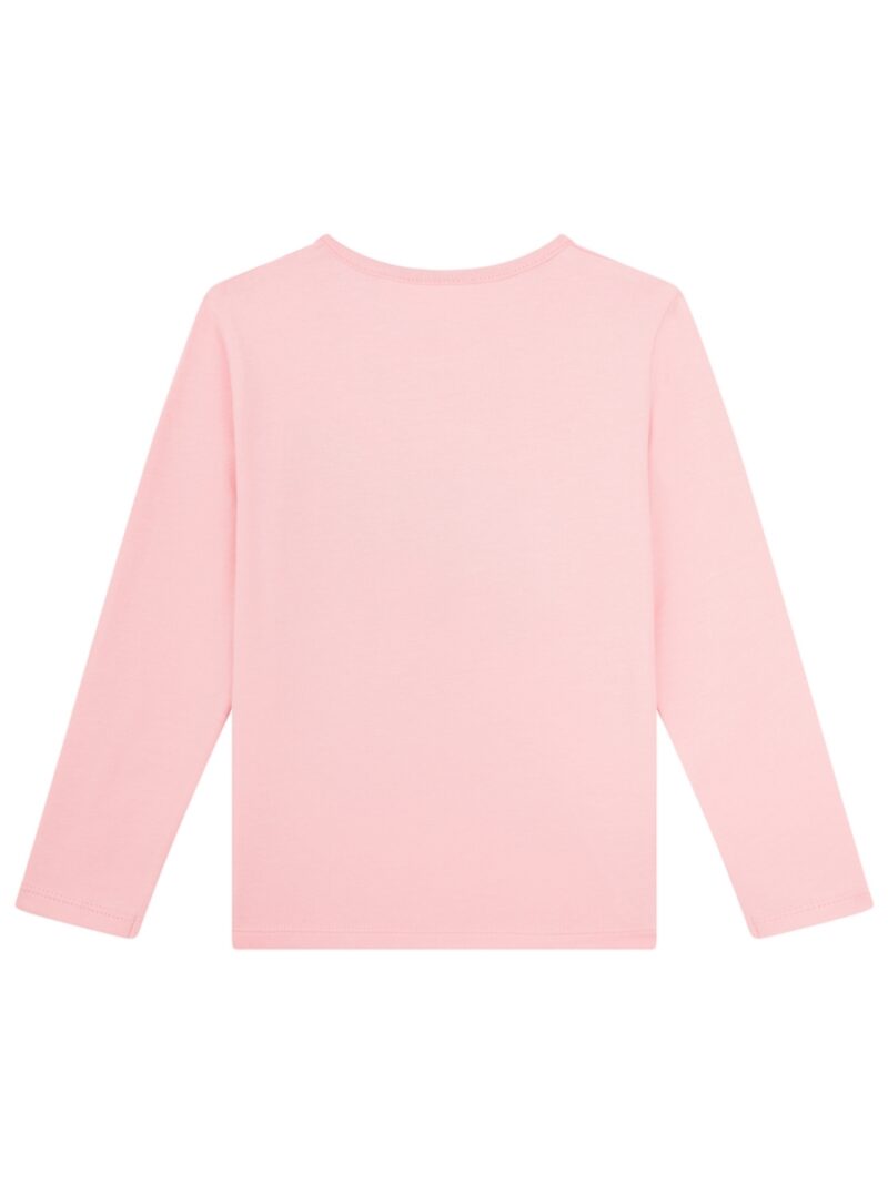 Longsleeve paard met pailletten roze - SOMEONE