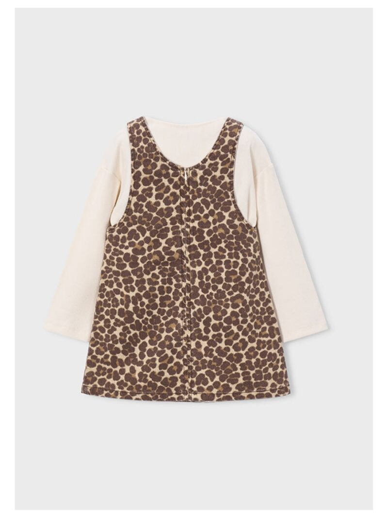 Set van longsleeve + jurk leopard - MAYORAL