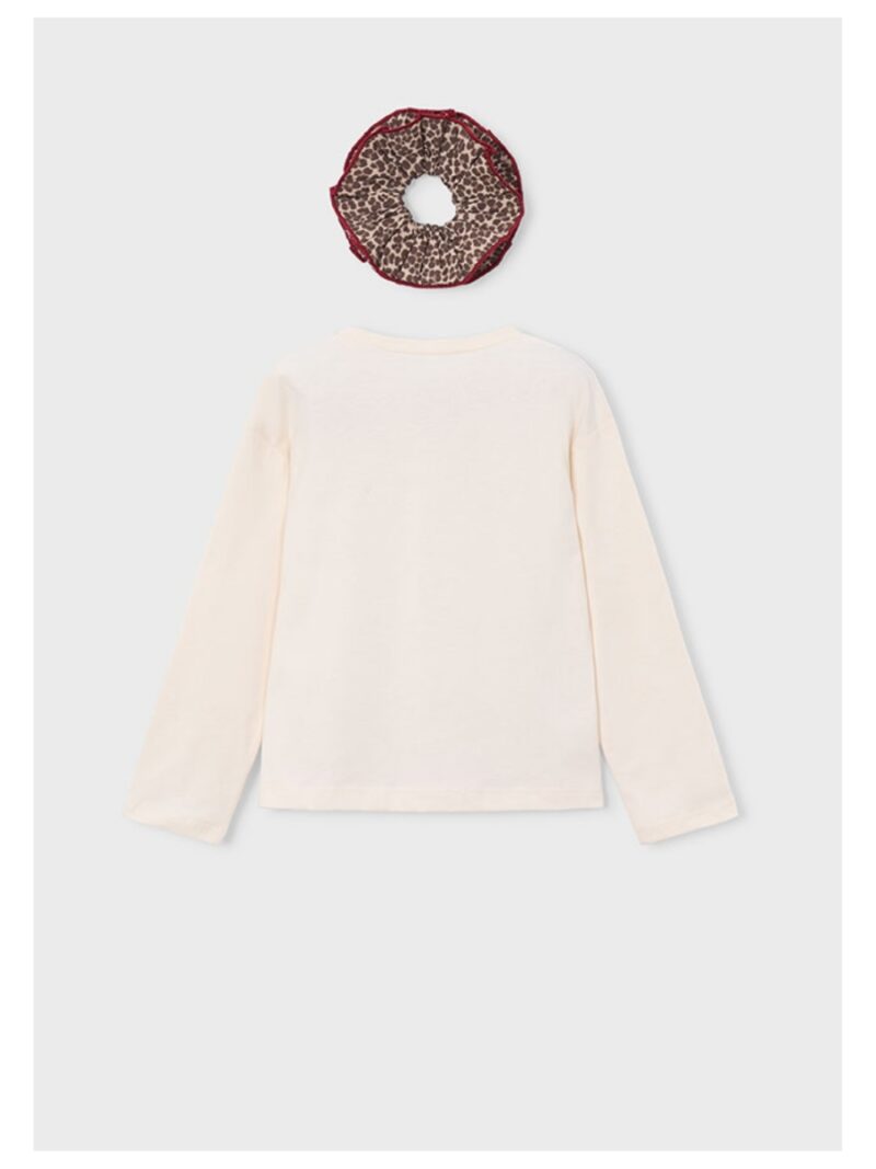 Set van longsleeve met haarrekkertje macarons - MAYORAL